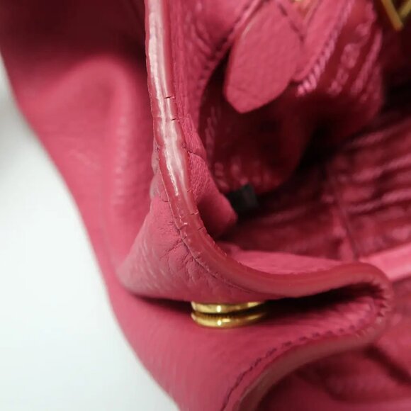 PRADA Galleria Pink Leather Satchel 633-041725 - Picture 10 of 12
